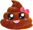 XL Poopy Poo Smiley Kissen Emoticon Kackhaufen mit Reißverschluss